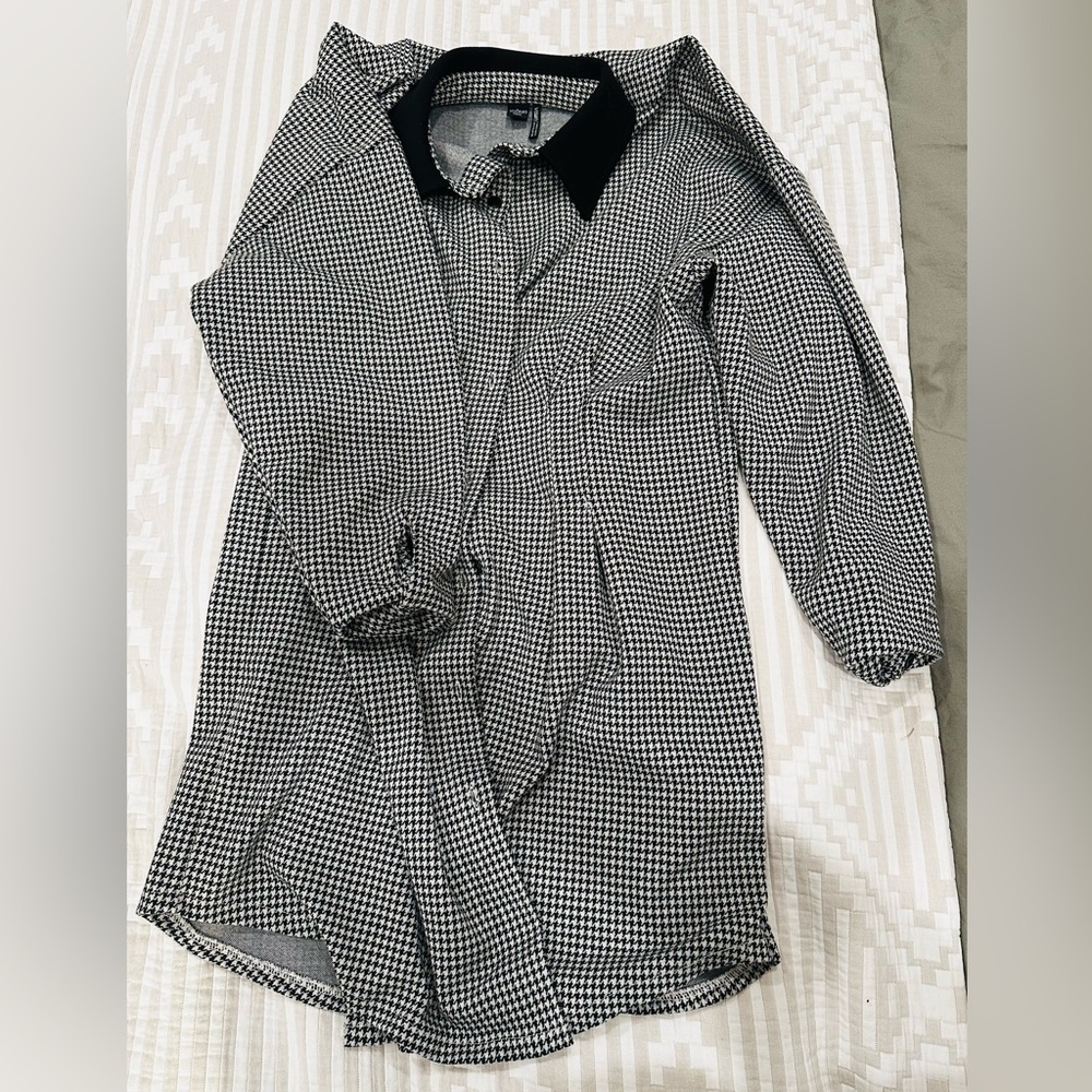 Jacquard shirtdress